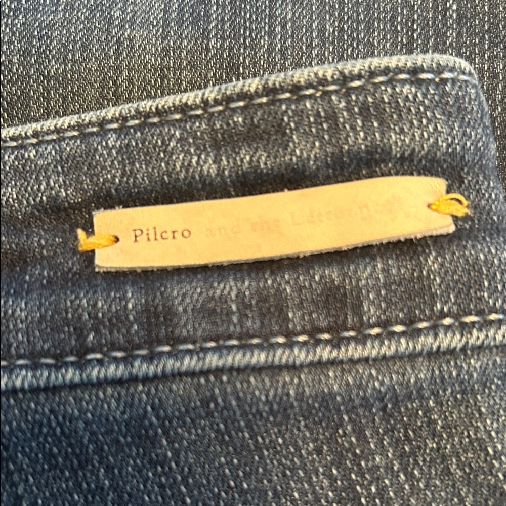 Pilcro and the Letterpress Dark Blue Denim Pants